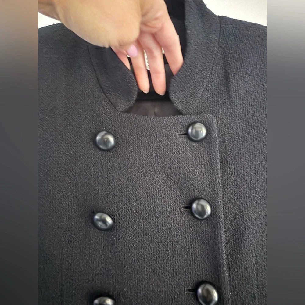 ✨Vintage Christian Dior Black Double-Breasted Wool Jacket✨